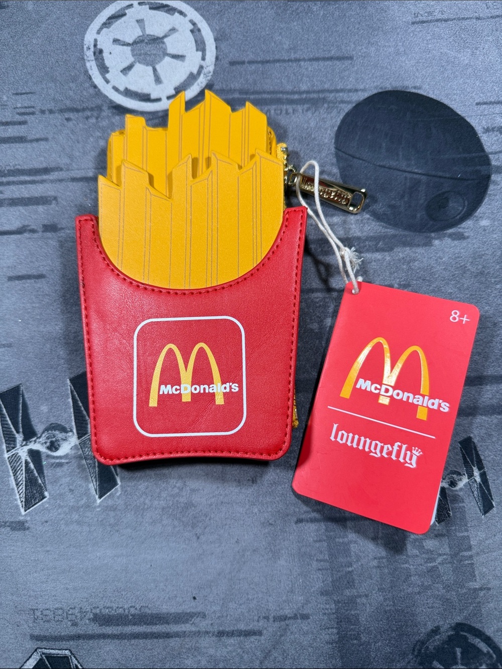 NWT LOUNGEFLY MCDONALDS FRIES CARD HOLDER COSPLAY WALLET